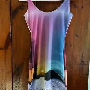 Black milk volcano dress small